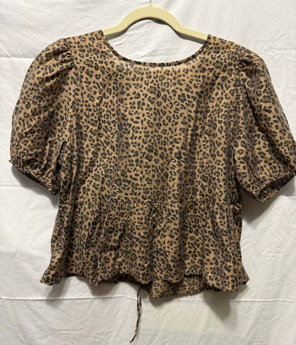 AE Tie Front Flyaway Blouse